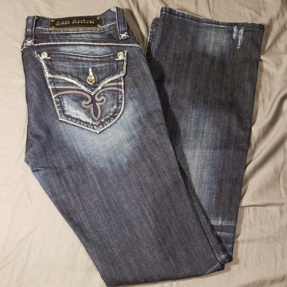 Rock Revival Distressed Jeans